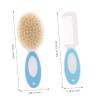 Beatifufu Baby Shampoo Brush Set Hair Accessories for Newborns Toddlers Gentle Wool Bristles view 2