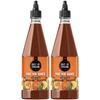 Best Of Thailand Authentic Pad Thai Sauce - Rich Tamarind Flavor, Tangy, Sweet, Savory | Ideal for Noodles, Stir-Fries [NO MSG] | Kosher, Fat-Free | 2-Pack 23.65 Fl Oz view 1