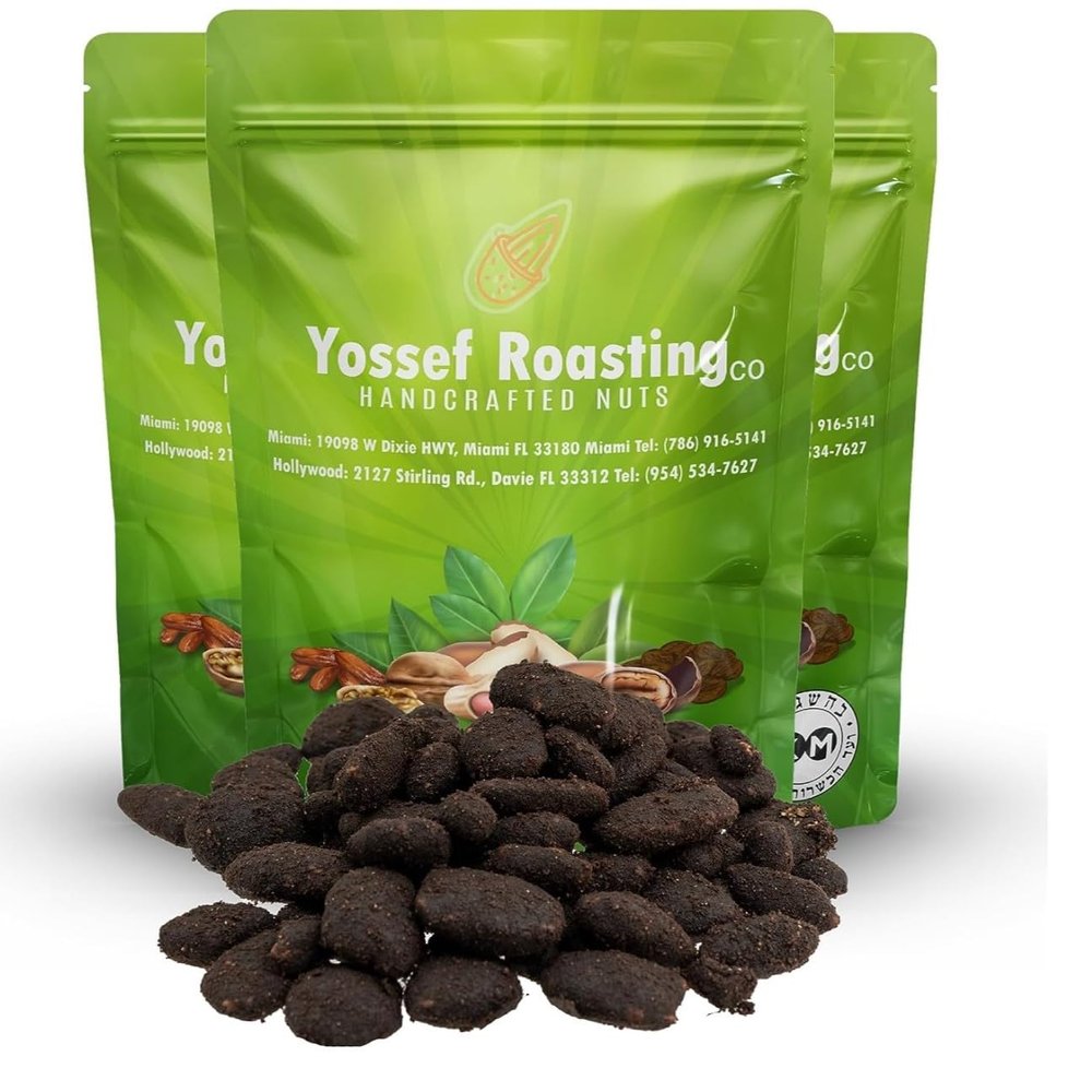 Covered Pecan Halves Candy Deliciously Decadent - Kosher Certified - 3 Bags, 5 oz. Each (Cookie)