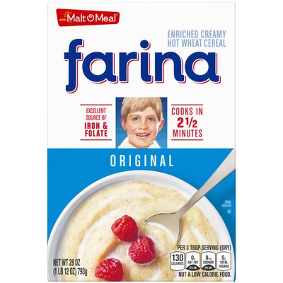 Malt-O-Meal Farina, Original Farina Breakfast Cereal, Quick Cooking, 28 Ounce  1 count