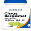 Nutricost Citrus Bergamot Capsules 1,200mg, 120 Capsules - 25:1 Bergamot Extract - 60 Servings, Gluten Free, Vegan & Non-GMO view 1