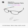 PapaViva Replacement Nose Pads Nose Pieces for Oakley Contrail OO4147-3 Pairs Packed view 3