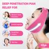 Hilph Face Ice Pack Wisdom Teech Ice Pack Head Wrap for Facial Oral Surgery Pain Relief for TMJ, Upgraded Large Jaw Ice Wrap with 4 Hot Cold Gel Packs for Tooth Extraction & Teeth Removed, Tonsil Red view 3
