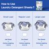 Soulink Laundry Detergent Sheets Up to 80 Loads, Eco Friendly Detergent Strips for Travel & Home - No Plastic Jug Soap sheets, Plant-based, Hypoallergenic. Safe for Sensitive Skin (Fresh Linen) view 4