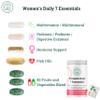 2nd Springs Women's Daily 7 Essentials, Vitamin D3 + K2 Chewables & Adaptogen Complex Bundle view 2