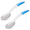 2PCS Toilet Cleaning Pumice Stone, Stains Hard Water Ring Remover Bathroom Cleaning Brushes Toilet Pumice Stone with Handle for Toilets, Bathtubs, Pool (2PCS) view 1