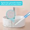 2PCS Toilet Cleaning Pumice Stone, Stains Hard Water Ring Remover Bathroom Cleaning Brushes Toilet Pumice Stone with Handle for Toilets, Bathtubs, Pool (2PCS) view 2
