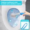 2PCS Toilet Cleaning Pumice Stone, Stains Hard Water Ring Remover Bathroom Cleaning Brushes Toilet Pumice Stone with Handle for Toilets, Bathtubs, Pool (2PCS) view 3