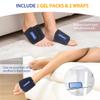 Comfpack Cold Therapy Wrap with 2 Packs for Pain Relief, Reusable Gel Ice Packs for Foot Plantar, Wrist, Ankle, Great for Sprains, Muscle Pain, Bruises, Injuries view 2