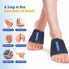 Comfpack Cold Therapy Wrap with 2 Packs for Pain Relief, Reusable Gel Ice Packs for Foot Plantar, Wrist, Ankle, Great for Sprains, Muscle Pain, Bruises, Injuries view 3