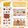 Hying 100PCS Thanksgiving Cellophane Treat Bags for Candy Cookie, Pumpkin Candy With Twist-Ties Maple Leaves Harvest Fall Goody for Autumn Party Favors Supplies Decor view 2