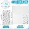 150 Pcs Christmas Snowflake Napkins 3 Ply Disposable Paper Guest Towels Napkins for Bathroom Xmas Holiday Wedding Anniversary Birthday Party Baby Shower Winter Decorative Towels (Snowflake) view 3