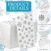 150 Pcs Christmas Snowflake Napkins 3 Ply Disposable Paper Guest Towels Napkins for Bathroom Xmas Holiday Wedding Anniversary Birthday Party Baby Shower Winter Decorative Towels (Snowflake) view 4