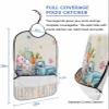 Kewadony Adult Bibs for Elderly Women - Easter Waterproof Dining Clothing Protectors with Crumb Catcher for Eating/Feeding, Truck with Bunny Easter Egg Caroot Spring Flower Burlp Terry Cloth Bib view 2