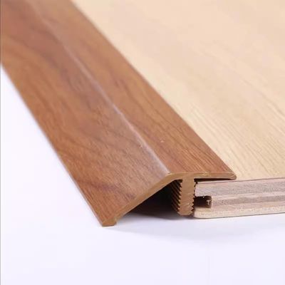 HCZION Doorways Threshold Ramp PVC Floor Transition Strip, Transition Strips for Doorway, Adhesive Flooring Transitions Strip, Non Slip Ramp-Wood Grain (Color : E)