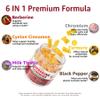 Berberine Gummies Supplement 1500mg, Natural GLP-1 Support + Ceylon Cinnamon, Chromium, Milk Thistle, Turmeric, AMPK Activator for Women & Men, Berberine HCl from Indian Barberry, Sugar Free, 60 Count view 4