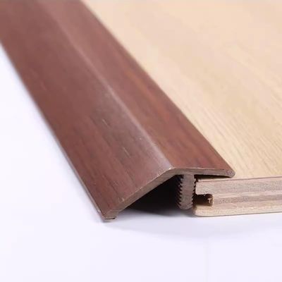 HCZION Doorways Threshold Ramp PVC Floor Transition Strip, Transition Strips for Doorway, Adhesive Flooring Transitions Strip, Non Slip Ramp-Wood Grain (Color : F)