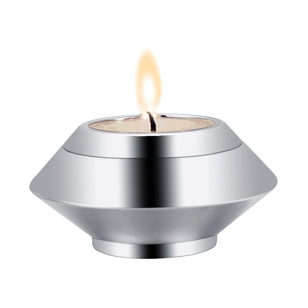 BIAIHQIE Stainless Steel Candle Holder Ashes Urns Keepsake Cremation for Human Pets,1