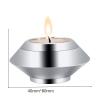 BIAIHQIE Stainless Steel Candle Holder Ashes Urns Keepsake Cremation for Human Pets,1 view 2