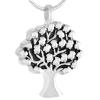 BIAIHQIE Stainless Steel The Tree of Hope Casket Pendant Commemorative for Ashes Urn Bracket Lush Foliage Box Necklace Jewelry,4 view 1
