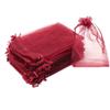 50PCS Small Mesh Bags Drawstring, Sheer Organza Bags, Mesh Gift Bag Pouches for Jewelry, Bracelet, Soap, Wedding Party Favor Christmas Candy Pouches view 1