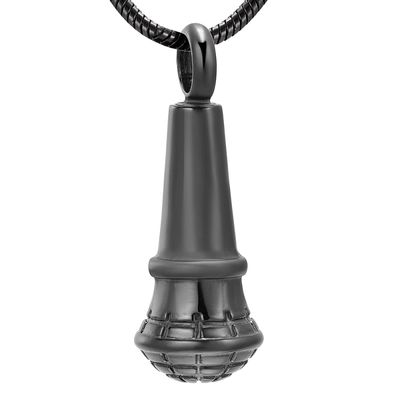 BIAIHQIE Musical Instrument Stainless Steel Cremation Keepsake for Ashes Urn Series Casket Pendant Neutral Jewelry,2