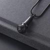 BIAIHQIE Musical Instrument Stainless Steel Cremation Keepsake for Ashes Urn Series Casket Pendant Neutral Jewelry,2 view 3