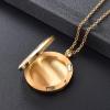 BIAIHQIE Footprint Stainless Steel Essential Oils Diffuser Perfume Free12 Pads Pendant Necklace,1 view 4