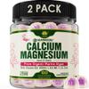 2 Pack - Plant Based Calcium Gummies 600mg with Vitamin D3 K2, Magnesium, Zinc for Bone Strength, Sugar Free Calcium Supplements for Women & Men (Certified Vegan) from Sustainably Organic Red Algae view 1
