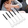 5 Pack Telescoping Back Scratcher,Back Scratcher Telescopic Back Scratchers Stainless Steel for Head Body Arm,Hand Massager with Soft Rubber Handles for Adults, Kids,Dogs Itch Scratcher view 2