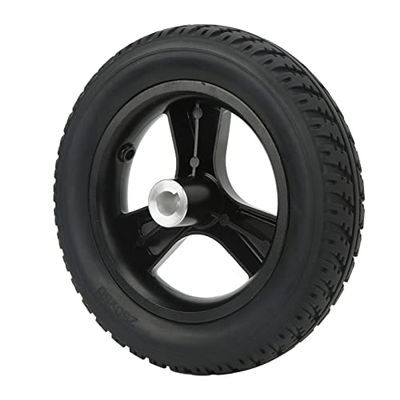 10in Electric Wheelchair Rear Wheel Anti Skid Polyurethane Tire Alloy Hub Wheelchair Wheel