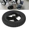 10in Electric Wheelchair Rear Wheel Anti Skid Polyurethane Tire Alloy Hub Wheelchair Wheel view 2