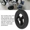 10in Electric Wheelchair Rear Wheel Anti Skid Polyurethane Tire Alloy Hub Wheelchair Wheel view 3