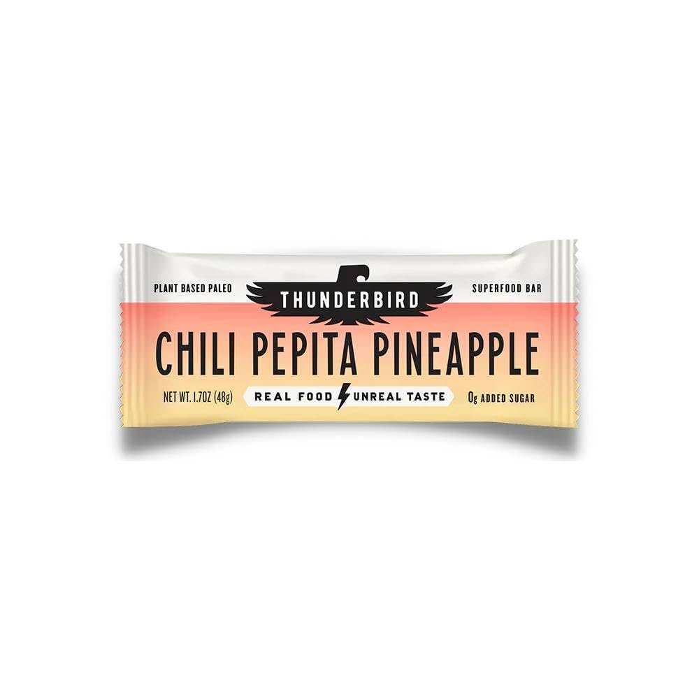 THUNDERBIRD ENERGETICA Chili Pepita Pineapple Bar Sgl, 1.7 OZ