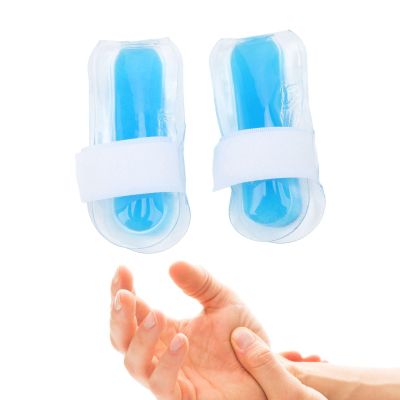 2pcs Finger Hot Cold Pack, Quick Cold Reusable Finger Compression Ice Sleeves Gel Pack Finger Wrap Thumbs and Toes for Arthritis Chronic Soreness, 8cm