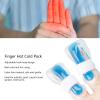 2pcs Finger Hot Cold Pack, Quick Cold Reusable Finger Compression Ice Sleeves Gel Pack Finger Wrap Thumbs and Toes for Arthritis Chronic Soreness, 8cm view 2