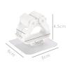 3PCS Mop and Broom Holder Wall Mop Command Broom Gripper, Self-Adhesive No Drilling Mop Broom Racks, Wall Mounted Broom Clip Mop Grippers for Bathroom, Kitchen, Garage(White) view 3