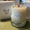 Lavender Sage Essential Oil Soy Wood Wick Candle for Aromatherapy and Relaxation and Cleansing Gemstones view 3