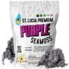 Purple Sea Moss  Wildcrafted Raw Irish Moss from St. Lucia | Organic Superfood, Nutrient-Rich, Supports Skin, Energy & Immune Health  4oz (Yields 6490oz Seamoss Gel) by Sunflower Wellness view 1