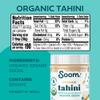 Soom Foods Organic Tahini 11oz (2 Pack) | Roasted & Ground Sesame Seed Paste | Creamy Tahini for Dubai Chocolate, Hummus, Sauces | Vegan, Nut-Free, Gluten-Free, Kosher, Keto, Paleo, Whole30 view 2