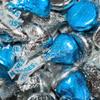 180 Pcs Blue & Silver Candy Kisses Milk Chocolates Assortment (1.8lb) view 1