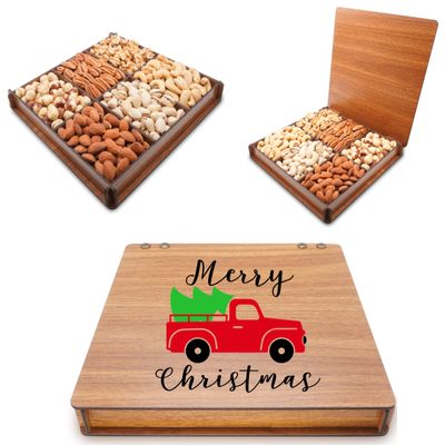 Box Gifts Basket | Deluxe Friends Mom, Her Holiday| Holiday Present | Healthy Food Box | Include Fresh Mixed Nuts | Corporate Clients | Christmas Presents for Family, Mothers, Fathers, Business