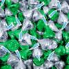 165 Pcs Green & Silver Candy Kisses Milk Chocolate (1.65 lbs) view 1