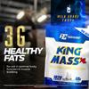 Ronnie Coleman Signature Series King Mass XL Mass Gainer Protein Powder, Muscle Gainer, 60g Protein, 180g Carbohydrates, 1,000+ Calories, Creatine and Glutamine, Vanilla Ice Cream, 15 Pound view 4