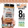 Just About Foods Organic & Keto Peanut Butter Creamy 1 lb Gluten-Free, No Sugar Added, No Palm Oil, Unsweetened Peanut Spread, USDA Organic & Non-GMO view 3