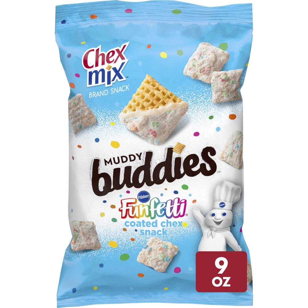 Chex Mix Muddy Buddies Funfetti Snack Mix, 9 oz