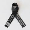 25pcs Personalized Memorial Ribbons, Custom Memorial Ribbon, Funeral Ribbon with (Name - Date), Name Ribbon Personalized with Photo, Custom Ribbon Favors R01 view 1