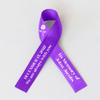 50pcs Personalized Memorial Ribbons, Custom Memorial Ribbon, Funeral Ribbon with (Name - Date), Name Ribbon Personalized with Photo, Custom Ribbon Favors R01 view 1