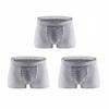 3-Packs Health Care Magnetic Therapy Energetic Underwear High Stretch Boxer Brief for Men Soft Inner Pants (Color : Gray, Size : XX-Large) view 1