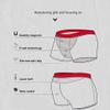 3-Packs Health Care Magnetic Therapy Energetic Underwear High Stretch Boxer Brief for Men Soft Inner Pants (Color : Gray, Size : XX-Large) view 3